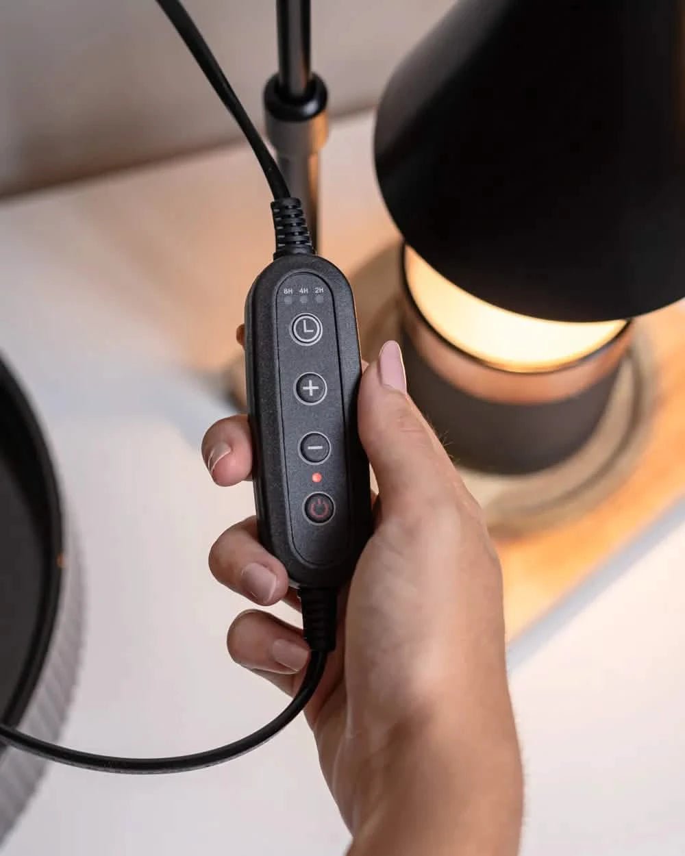 Lampara para velas - Negro - Misswood