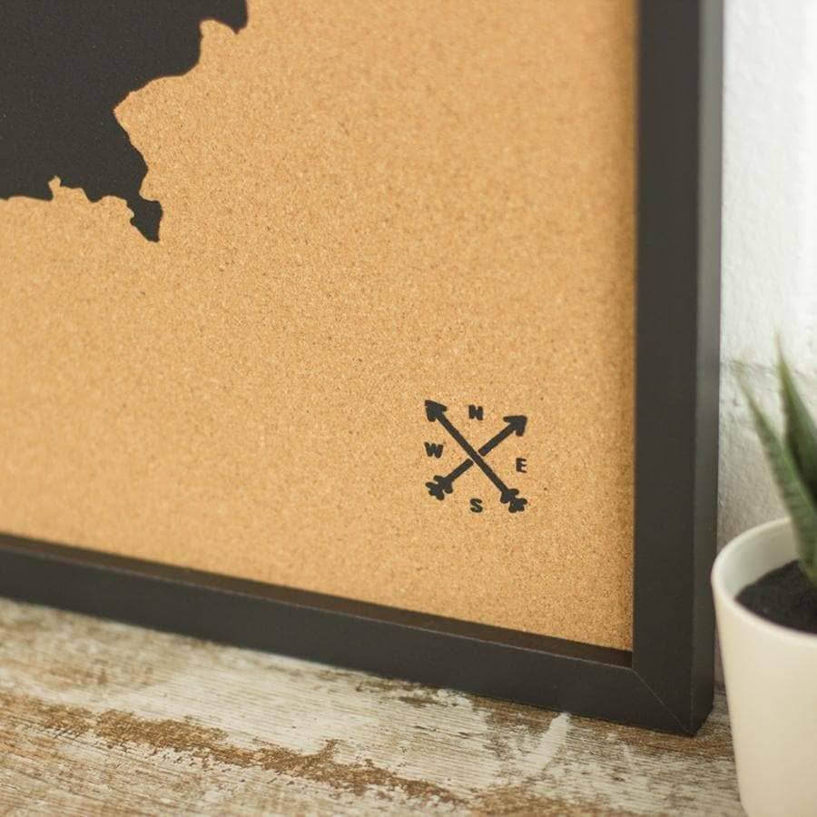 Mapa de corcho - Woody Map Natural Alemania - Misswood